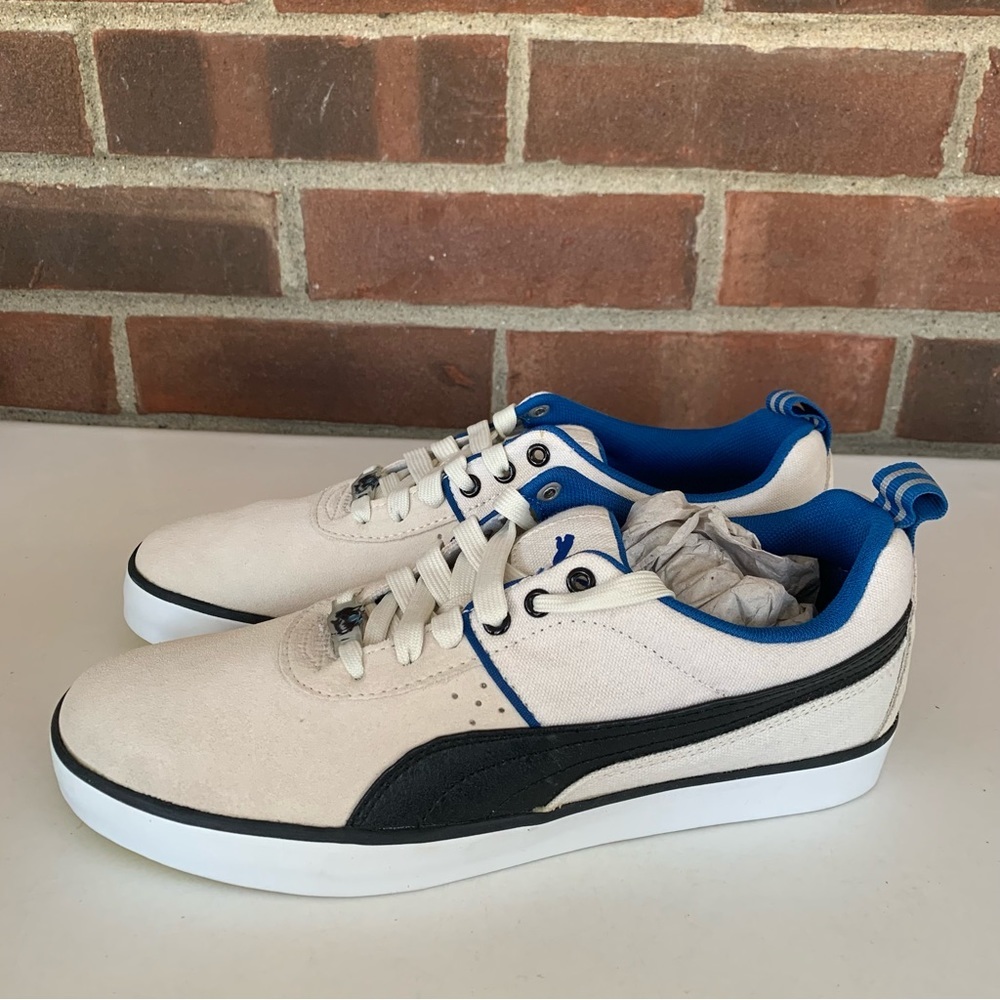 Puma Mens GRIMME Fabric Low Top Vaporous-black-snorkel Blue Sneakers US 6.5 M - Picture 5 of 8